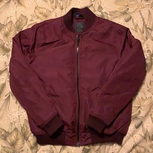 Red Bomber Jacket